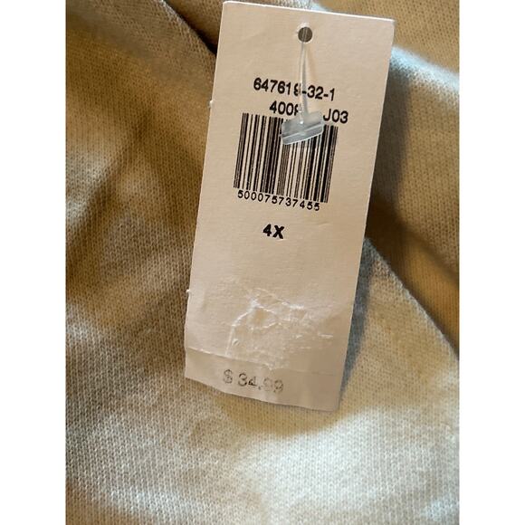 NWT Old Navy Plus Size Women's Tie Dye Joggers Beige/Brown Size 4X - Picture 3 of 6